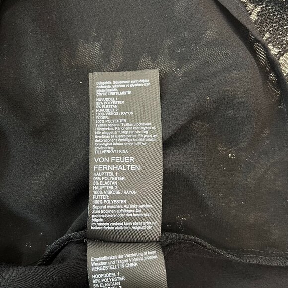 NWOT Mint Velvet Black Sequins Bow Tie Top Short-Sleeved Blouse Shirt US6 UK10 - Picture 9 of 13